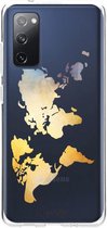 Casetastic Samsung Galaxy S20 FE 4G/5G Hoesje - Softcover Hoesje met Design - Brilliant World Print