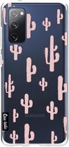 Casetastic Samsung Galaxy S20 FE 4G/5G Hoesje - Softcover Hoesje met Design - American Cactus Pink Print