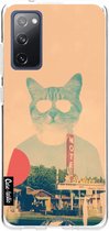 Casetastic Samsung Galaxy S20 FE 4G/5G Hoesje - Softcover Hoesje met Design - Cool Cat Print