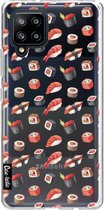 Casetastic Samsung Galaxy A42 (2020) 5G Hoesje - Softcover Hoesje met Design - All The Sushi Print