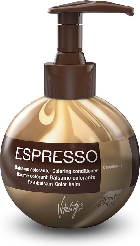Vitality's Espresso Balsamo Riflessante – Gelbe Spülung, 200 Ml
