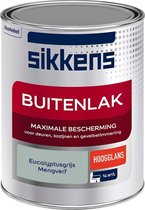 Sikkens Buitenlak - Verf - Hoogglans - Mengkleur - Eucalyptusgrijs - 1 liter