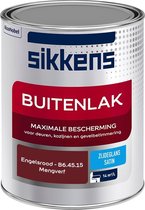 Sikkens Buitenlak - Verf - Zijdeglans - Mengkleur - Engelsrood - B6.45.15 - 1 liter
