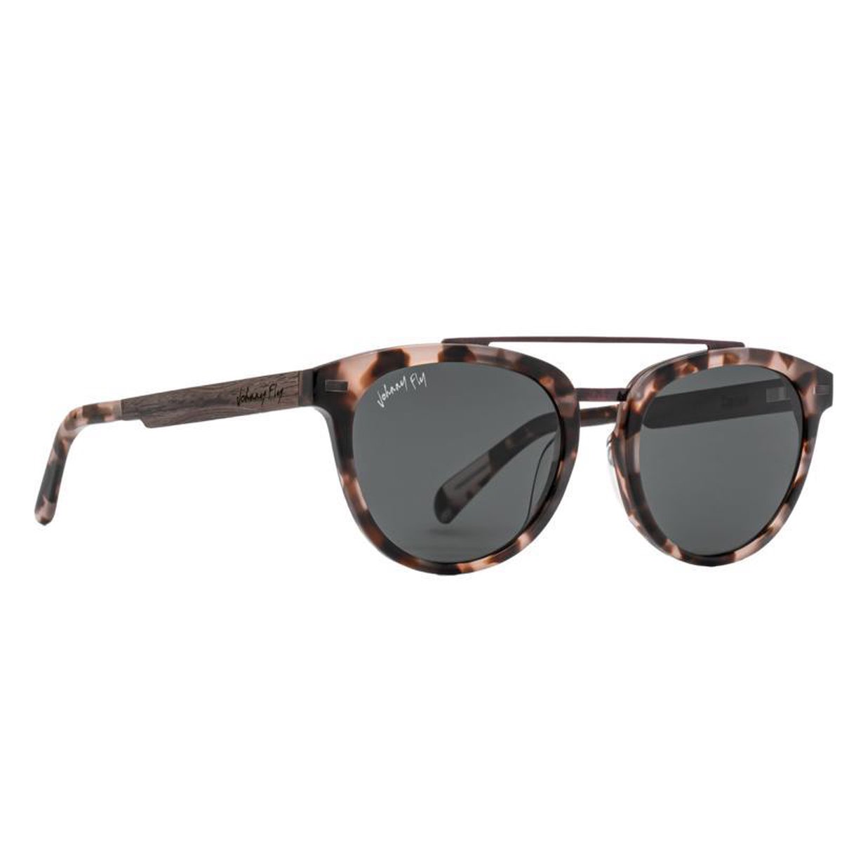 Johnny Fly Captain zonnebril - dames en heren - Rose Tortoise - ecologisch