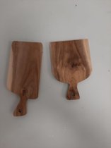Twee mooie houten serveerplankjes
