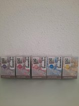 5 x 50 LEDs verschillende kleuren. 5 meter