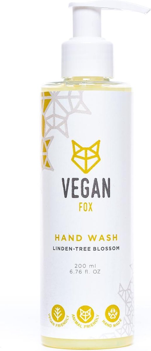 Vegan Fox Natuurlijke Linden-Tree Blossom Handzeep - Soap - Handzeep met pompje - handzeep pompje