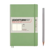 Leuchtturm notitieboek softcover 19x12.5 cm blanco sage