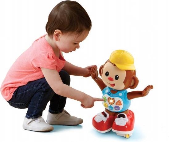 VTech Baby Swing & Speel Aap - Cadeau - Educatief & Interactief Baby Speelgoed - met Liedjes & Geluiden - 1 tot 3 Jaar - VTech