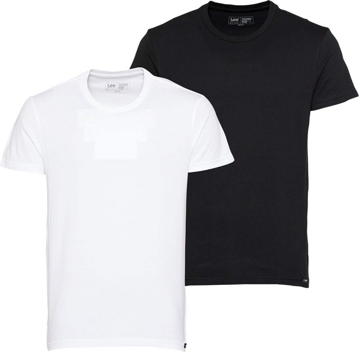 LEE TWIN PACK CREW SLIM HEREN