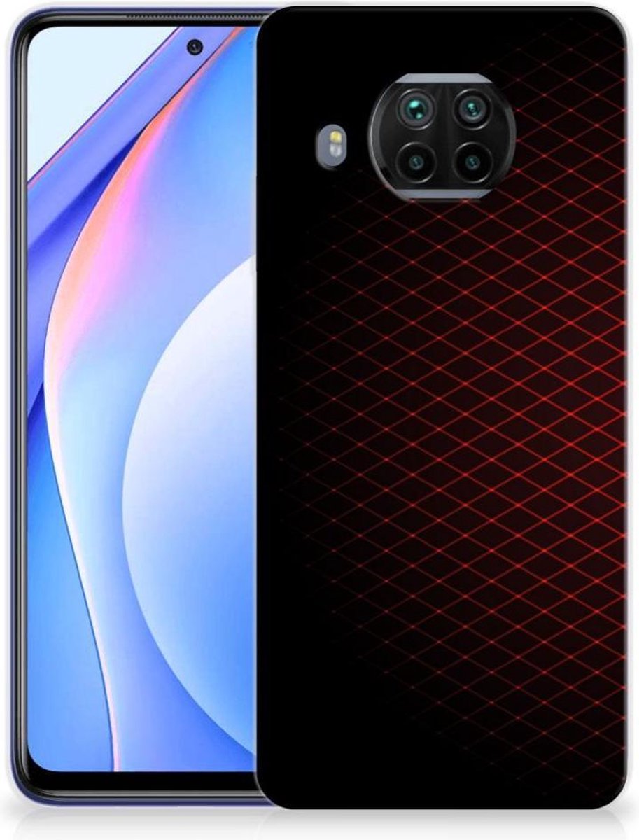 TPU Hoesje voor Xiaomi Mi 10T Lite TPU bumper Geruit Rood
