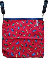 Giggles ‘n Grumbles HotchPotchPouch – Kinderwagentas Universeel -  Rood Auto