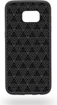 Black triangular inception Telefoonhoesje - Samsung Galaxy S7 Edge