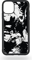Abstract black and white art Telefoonhoesje - Apple iPhone 11