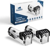 GuardX® 2x Diervriendelijke Muizenval - Rattenval - Vangkooi voor binnen en buiten - Muizenverjager - Mouse Trap