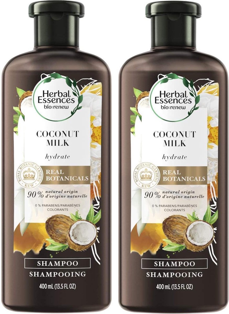 MULTI BUNDEL 2 stuks Herbal Essences Coconut Milk Shampoo 400ml