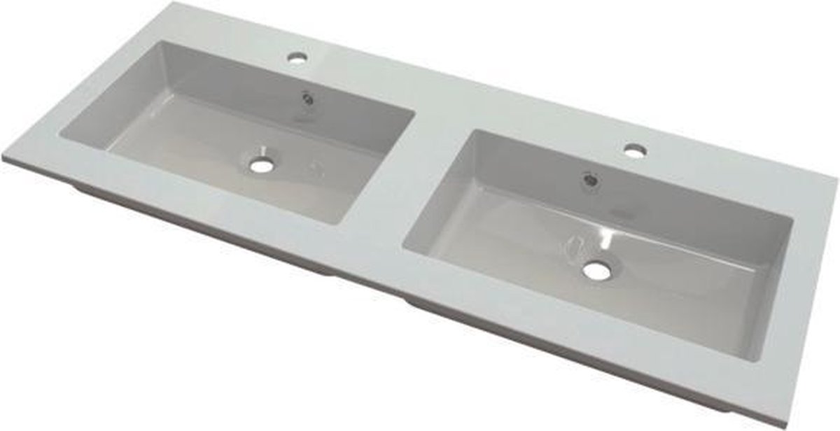Nemo Spring Don meubelwastafel kunstmarmer 1200x500x15mm wit