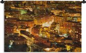 Tapisserie Naples - Siècle des Lumières le soir à Naples Tapisserie coton 150x100 cm - Tapisserie avec photo