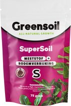 Greensoil - SuperSoil - Meststof + Bodemverrijking - 10 x 75 gram