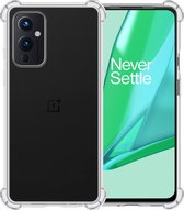 OnePlus 9 Hoesje Transparant Shockproof - OnePlus 9 Case - OnePlus 9 Hoes - Transparant
