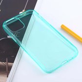 Schokbestendige effen kleur TPU beschermhoes voor iPhone 11 Pro Max (blauw)