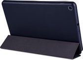 Koeienhuid textuur horizontale flip lederen case voor Galaxy Tab A 10.1 (2019) T510 / T515, met houder (donkerblauw)