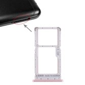 SIM-kaarthouder + SIM-kaarthouder / Micro SD-kaarthouder voor Geschikt voor Xiaomi Redmi Note 6 Pro (rose goud)