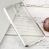 Voor Geschikt voor Xiaomi Redmi Note 8 Pro Transparant TPU Anti-drop en waterdichte mobiele telefoon beschermhoes (zilver)