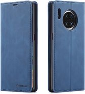 Voor Huawei Mate 30 Pro Forwenw Dream Series Oil Edge Strong Magnetism Horizontal Flip Leather Case with Holder & Card Slots & Wallet & Photo Frame (Blue)