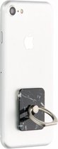 Zwarte marmer phone ring stand