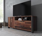 TV-Meubel Cade - Eiken - Grijs - 142 cm