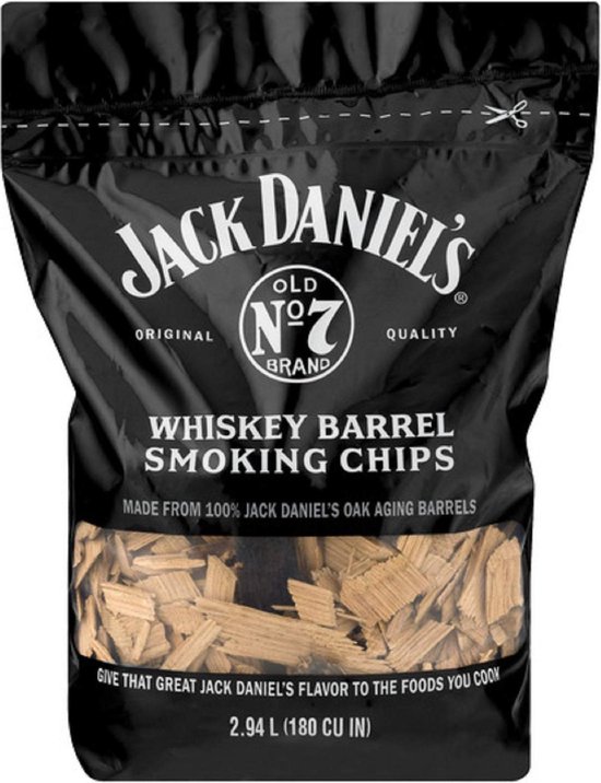 Jack Daniel's Wood Smoking Chips - Rook snippers - BBQ snippers - Whisky  vaten - 450 gram | bol.com