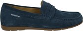 Mephisto ALYON VELOURS - Volwassenen Instappers - Kleur: Blauw - Maat: 43.5