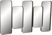 Industriële Spiegel - Industriële Wandspiegel - Muurspiegel - Hal - Hal Spiegel - Woonkamer Spiegel - Interieur - Wandspiegel - Spiegel - Metaal - Goud - 100 cm breed