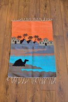 Handgeweven vloerkleed / tapijt - 100% Egyptische wol Kelim - 66x90cm - Goblan