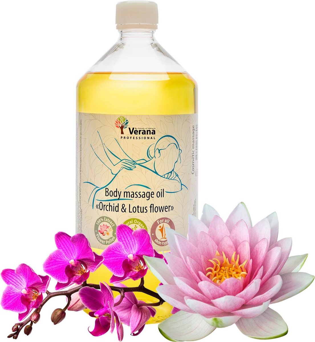 Goedkoopste Massageolie Orchidee Lotus 1L