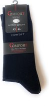Comfort socks zwart maat 43-46