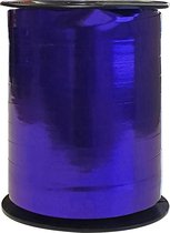 Sierlint / cadeaulint / verpakkingslint / krullint metallic blauw 10mm x 250 meter (per spoel)