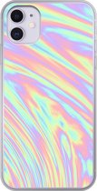 Apple iPhone 11 - Smart cover - Transparant - Holographic