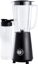 Orange85 Blender smoothie - ice crusher - Blender to go - 1 liter met Beker - Zwart - Glas