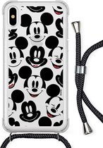 Disney iPhone X / Xs hoesje - met draagkoord - Mickey Mouse - disney