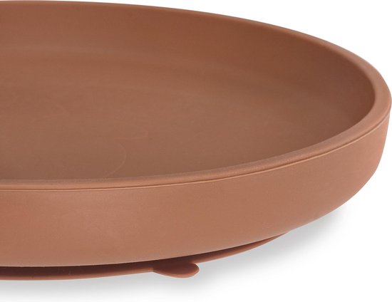 Jollein - Kinderserviesset 4-delig (Caramel) - Siliconen - Baby Servies, Baby Bestek - 6-18 maanden van Jollein — afbeelding 2
