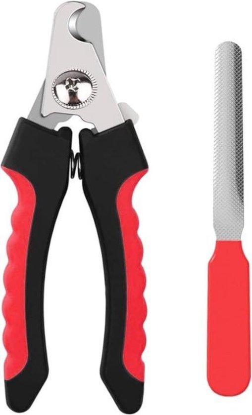 XYZ Goods - Professionele Nagelknipper Nagelvijl Nagelschaar voor Hond / Kat met veiligheidsslot inclusief Vijl