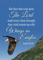 Tuin/huis vlag eagle Isaiah 40:31