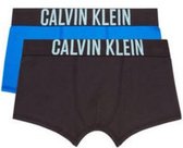 Calvin Klein 2-pack boys boxershorts - blauw/zwart