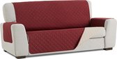 Bankbeschermer Duo Quilt Rood - 200cm breed - Aan twee kanten te gebruiken - Bank beschermer van zacht microvezel voor optimaal comfort