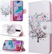 Voor Xiaomi Redmi 8 Gekleurde Tekening Patroon Horizontale Flip PU Lederen Case met Houder & Kaartsleuven & Portemonnee (Boom)