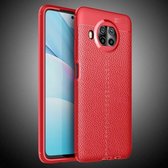 Voor Geschikt voor Xiaomi Mi 10T Lite Litchi Texture TPU schokbestendig hoesje (rood)