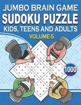 Jumbo Brain Game Sudoku Puzzle Kids, Teens and Adults Volume-5