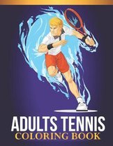 Adults Tennis Coloring Book